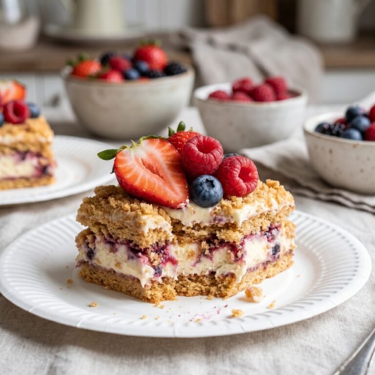 Easy Sourdough Icebox Cake Recipe – No-Bake Summer Dessert