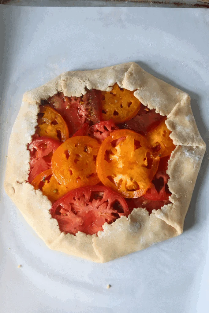 How to Make Sourdough Tomato Galette