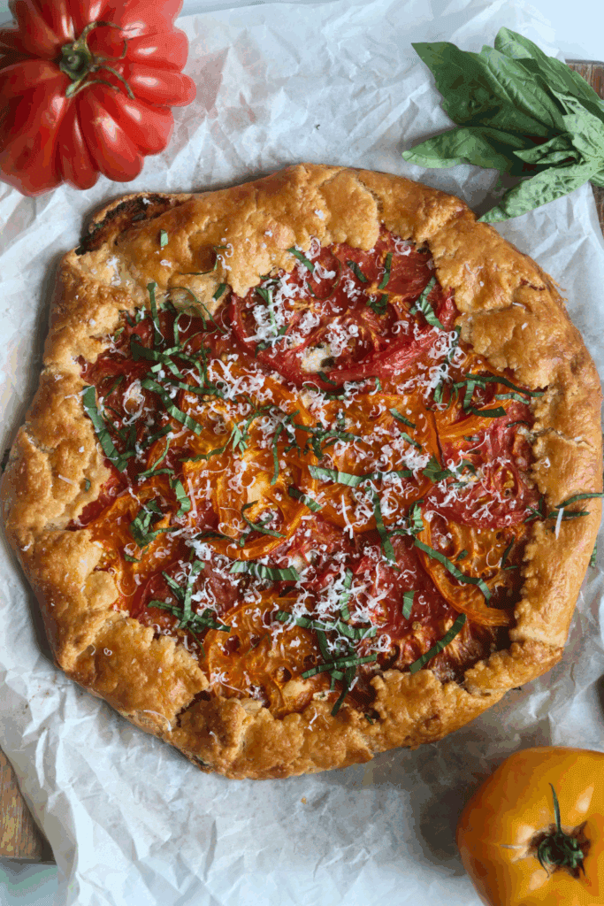 How to Make Sourdough Tomato Galette