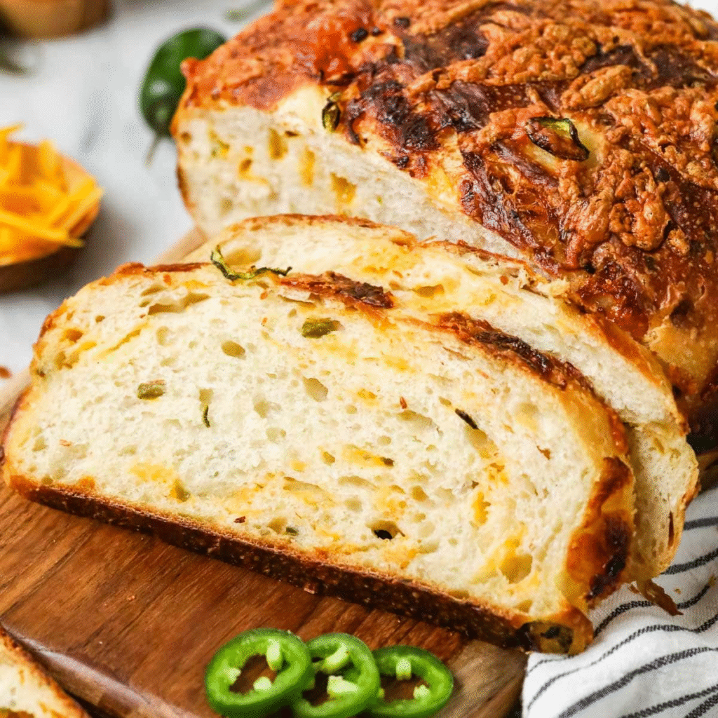 Jalapeño and Cheddar Sourdough Bread Recipe