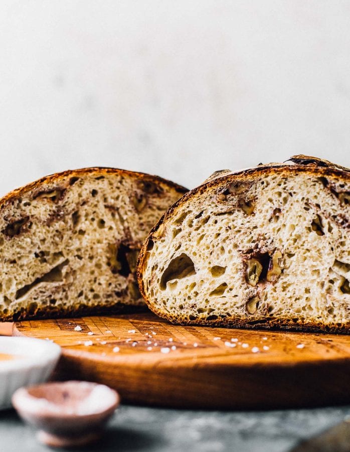 Honey Walnut Sourdough Recipe (Soft, Sweet & Crunchy!)