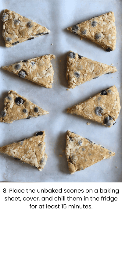 How to Make Sourdough Blueberry Scones