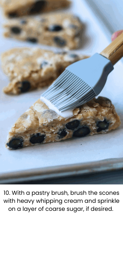 How to Make Sourdough Blueberry Scones