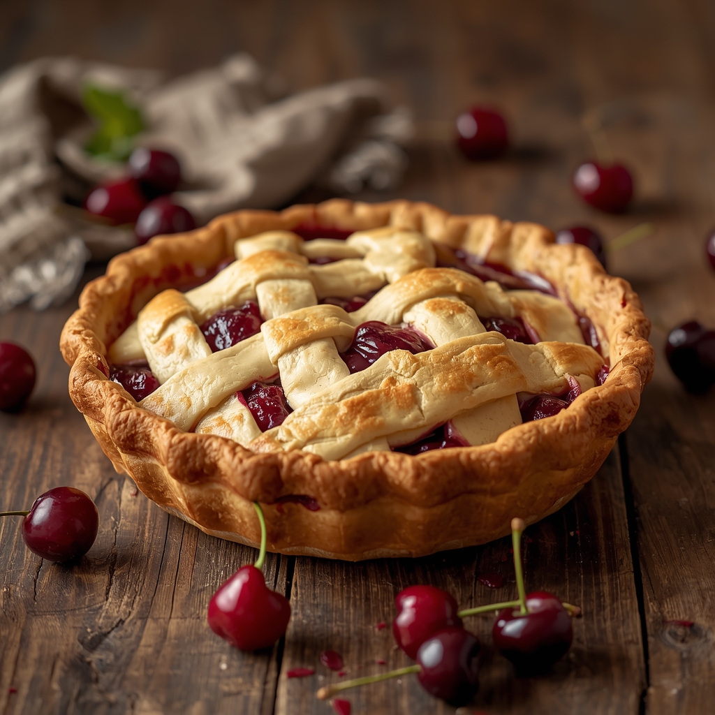 Sourdough Cherry Pie