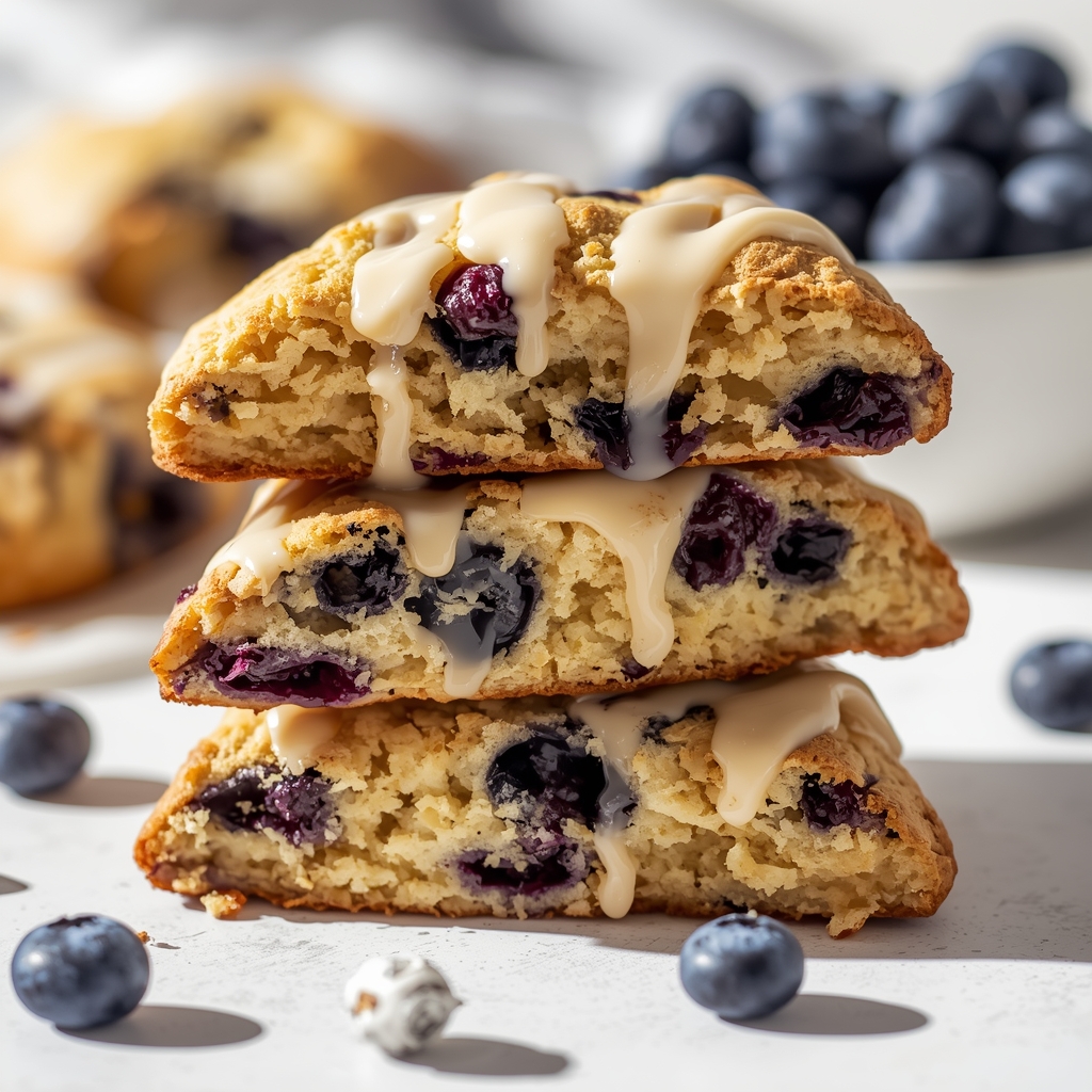 Sourdough Blueberry Scones