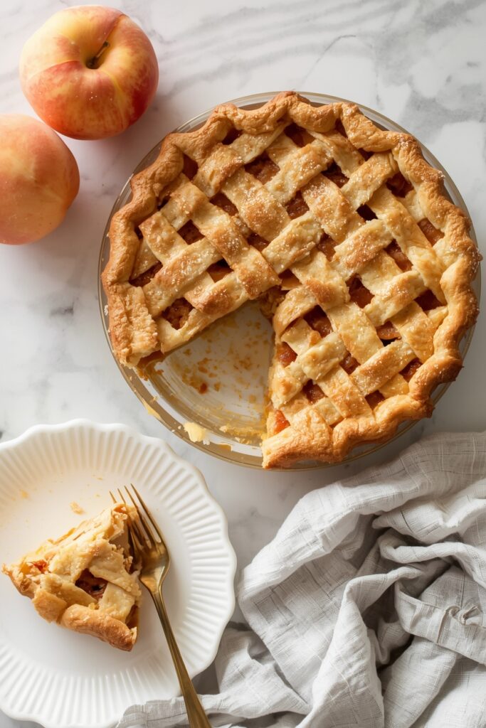 Sourdough Peach Pie