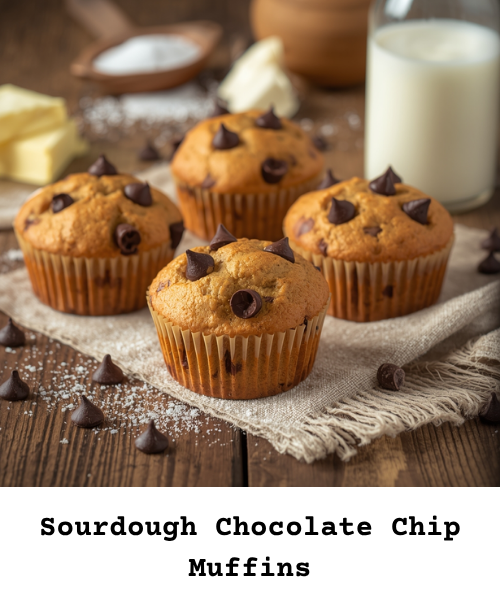 https://bakingstarter.com/sourdough-chocolate-chip-muffins-recipe/