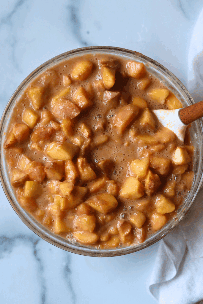 Sourdough Peach Cobbler