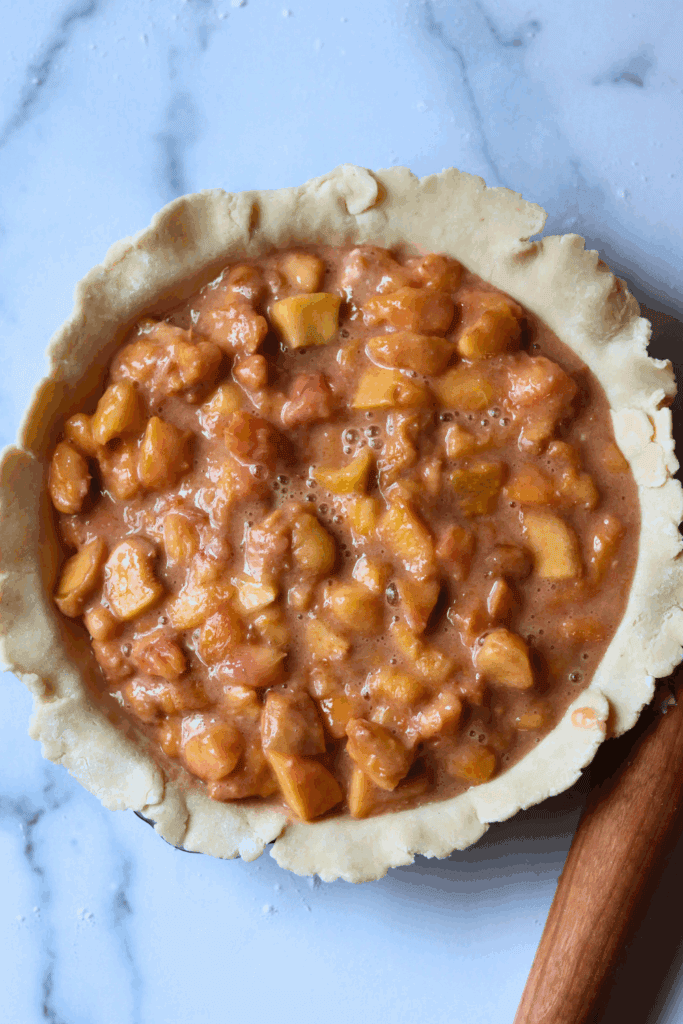 Sourdough Peach Pie