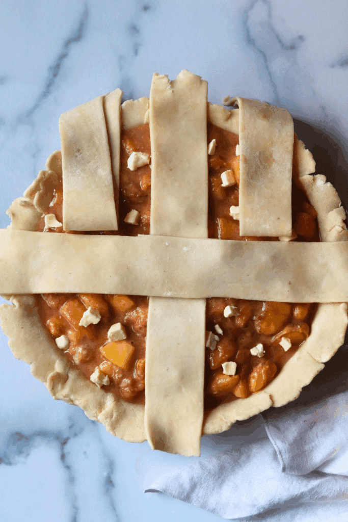 Sourdough Peach Pie