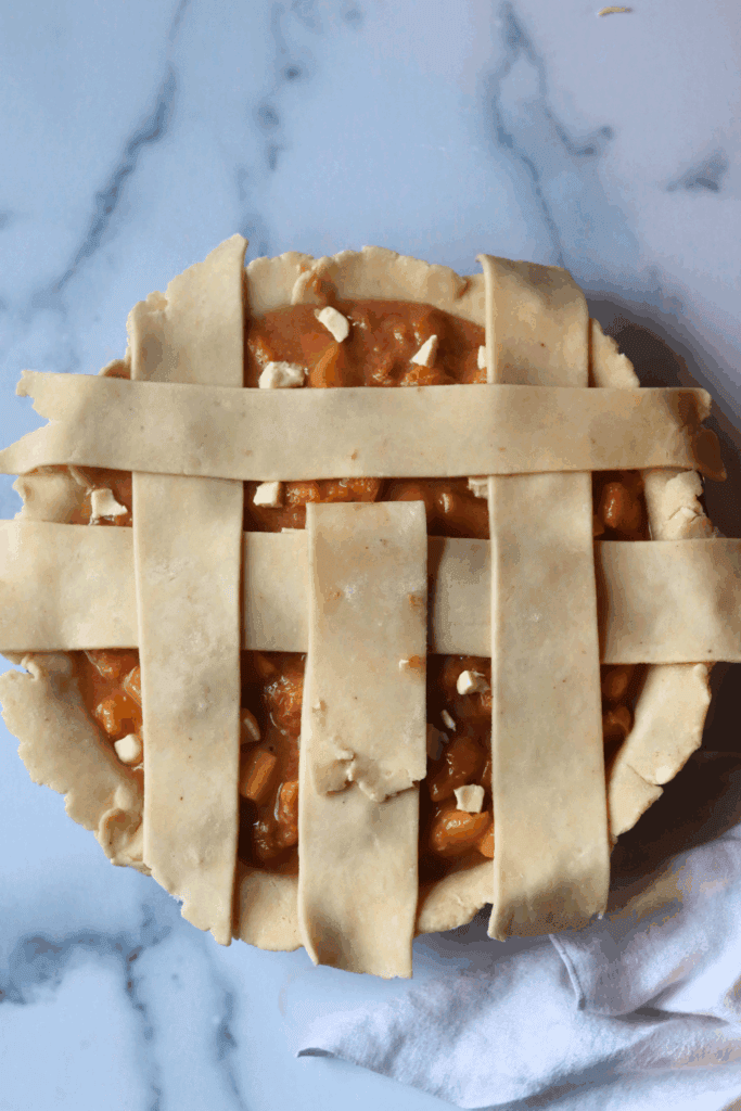 Sourdough Peach Pie