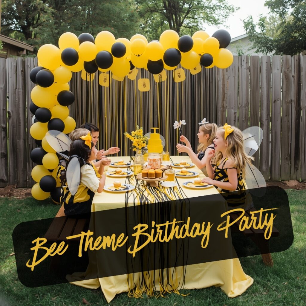 Bee Themed Birthday Party