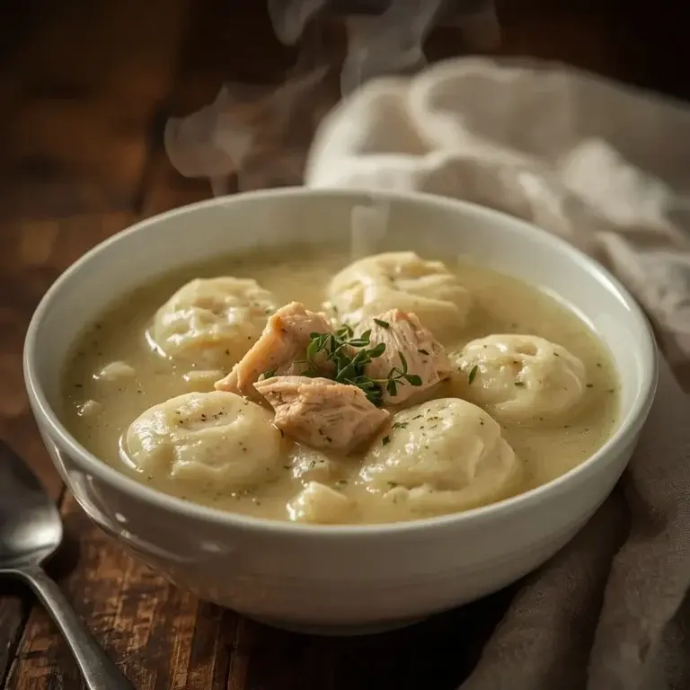 Sourdough Chicken and Dumplings Soup