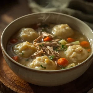 Sourdough Chicken and Dumplings Soup