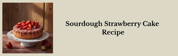 Sourdough Strawberry Cake
Recipe
