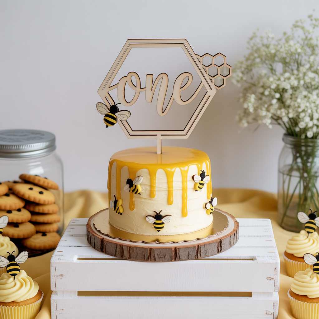 Bee Themed Smash Cake