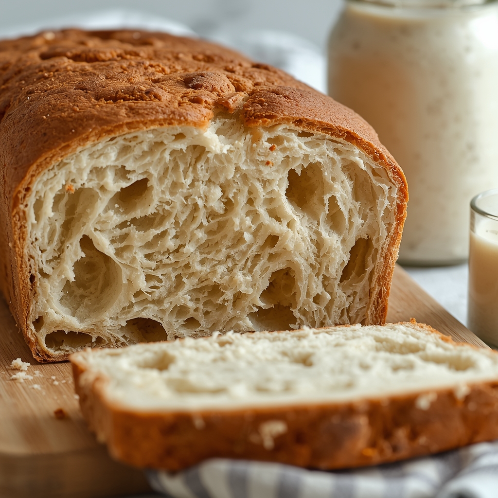 identify underproofed sourdough bread