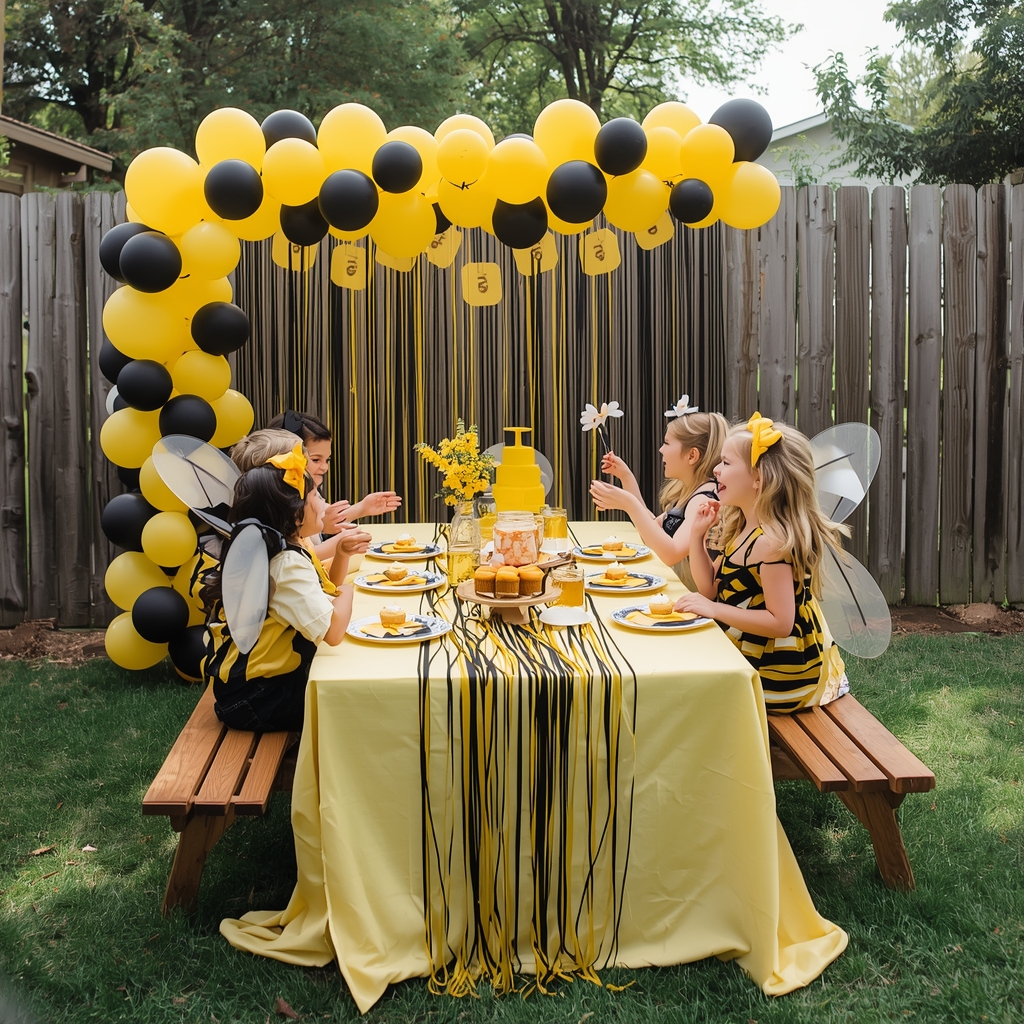 Bee Theme Birthday Party
