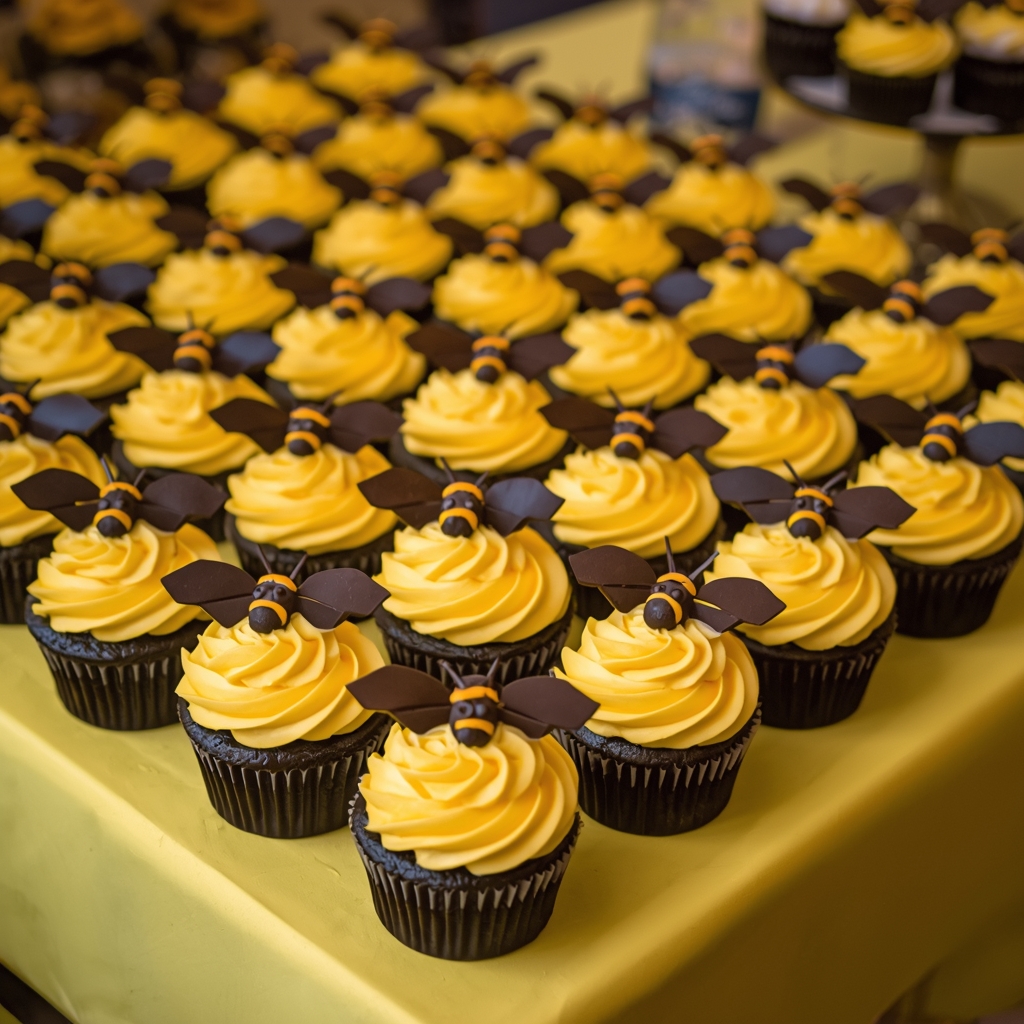 Bee Themed Cupcakes