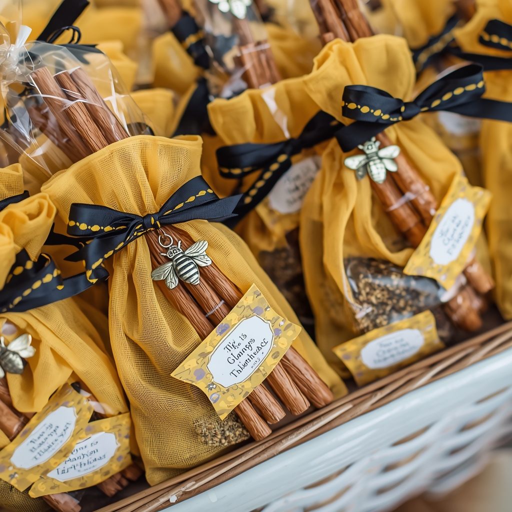 Bee Themed Birthday Party Favors