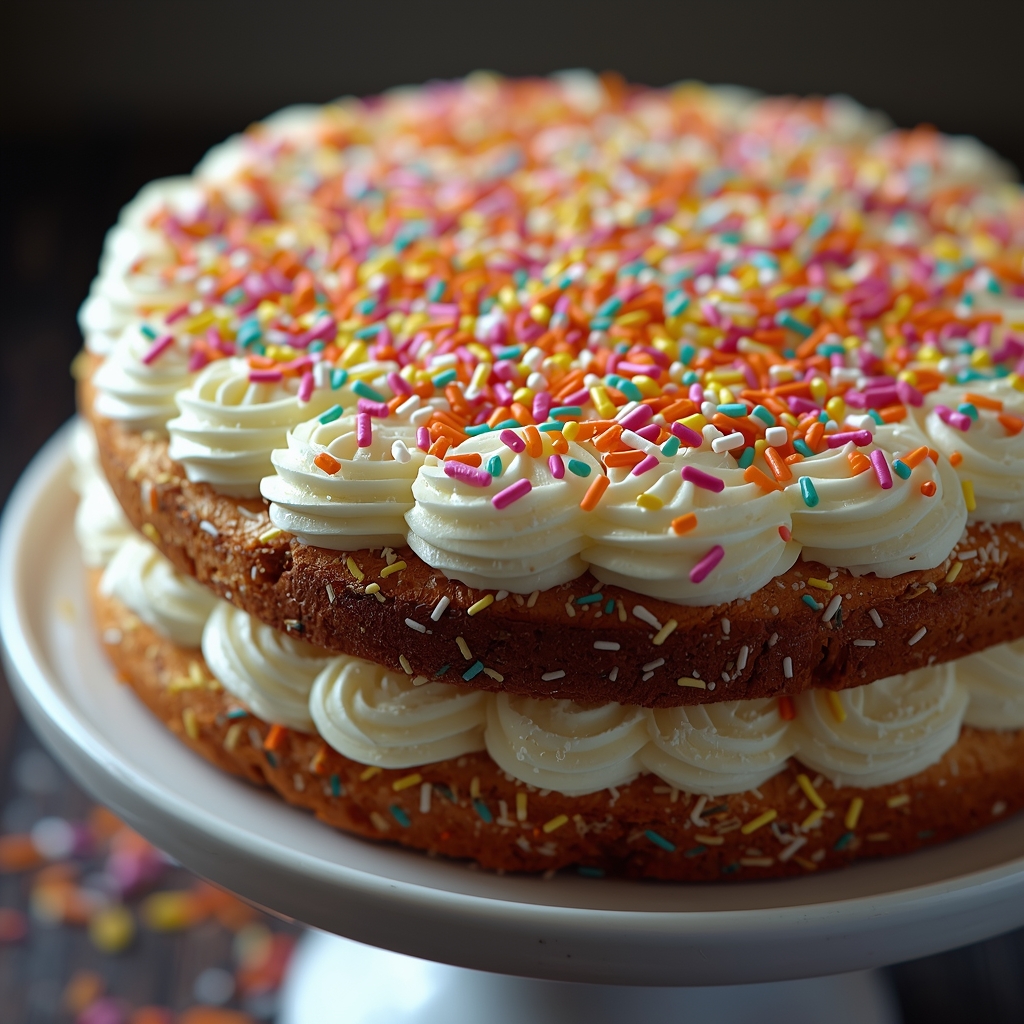 Sourdough Vanilla Cake
