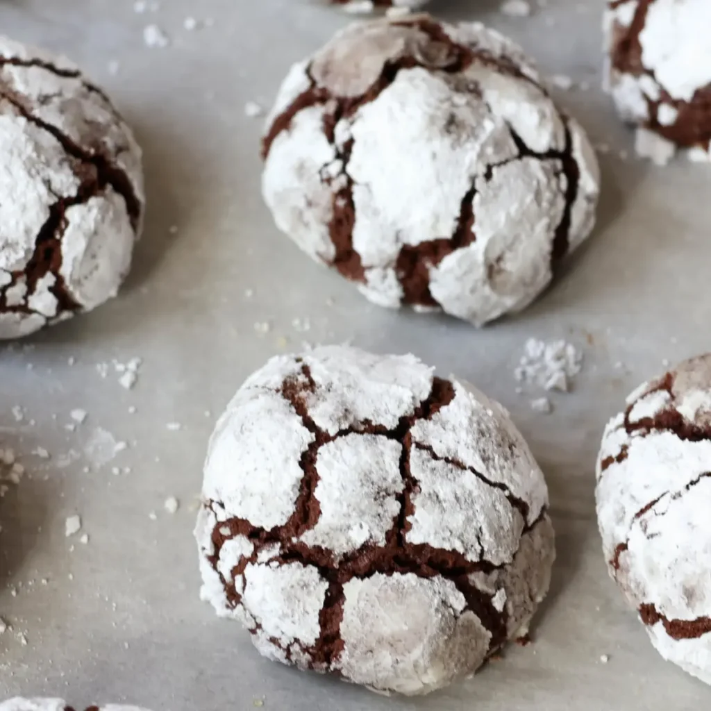 Sourdough Crinkle Cookies