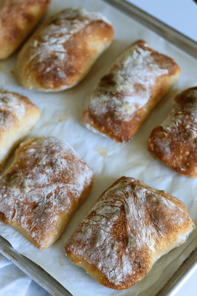 Sourdough Ciabatta Rolls