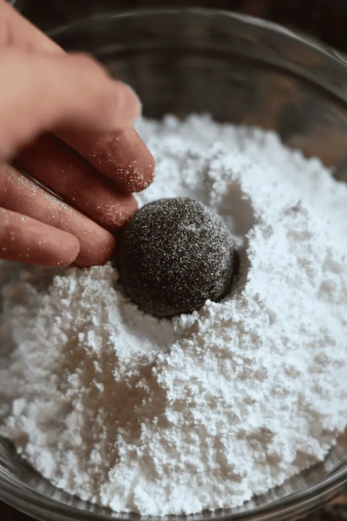 How to Make Sourdough Crinkle Cookies: