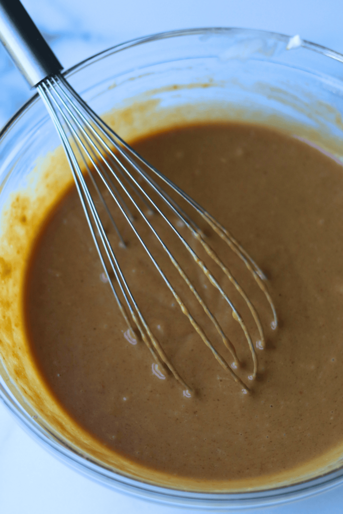 Place the crumb topping in the fridge while you prepare the coffee cake batter.