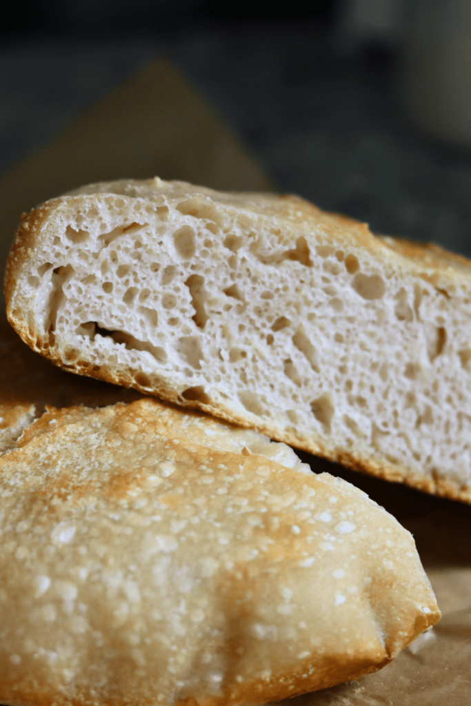 What does overproofed sourdough look like?