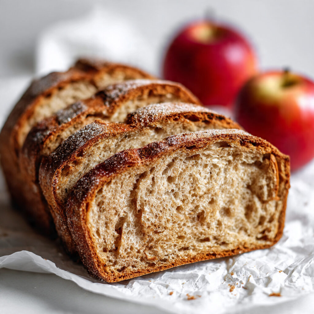 Apple Cider Sourdough Donut Quick Bread