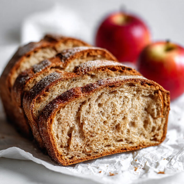 Apple Cider Sourdough Donut Quick Bread (Baked)