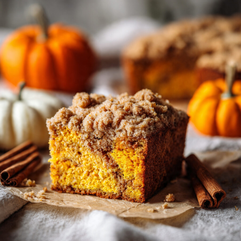 Sourdough Pumpkin Coffee Cake