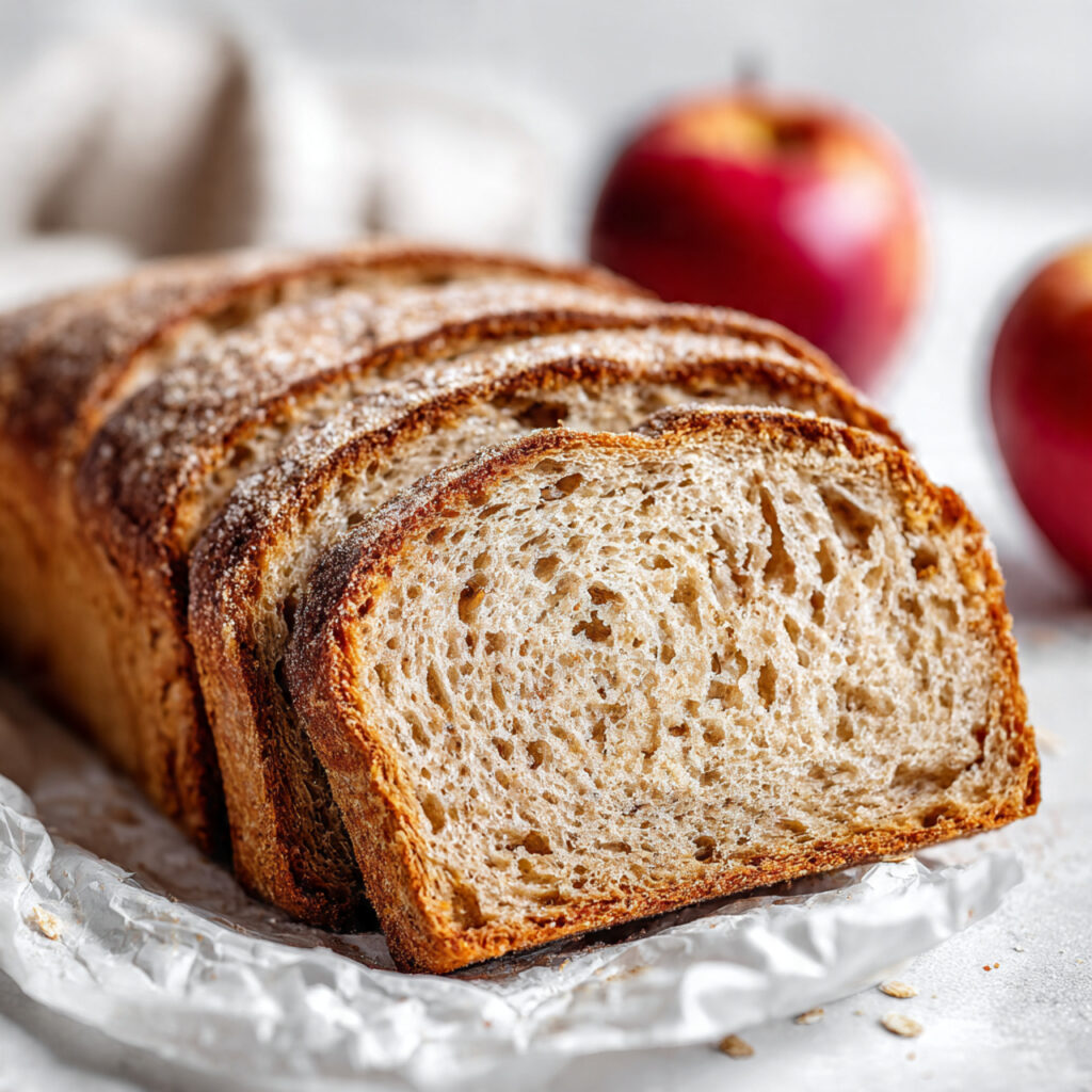 Sourdough Apple Cider Donut Quick Bread
