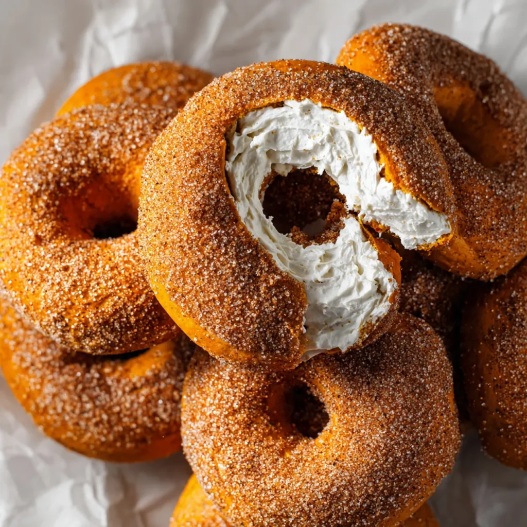 Sourdough Pumpkin Bagels