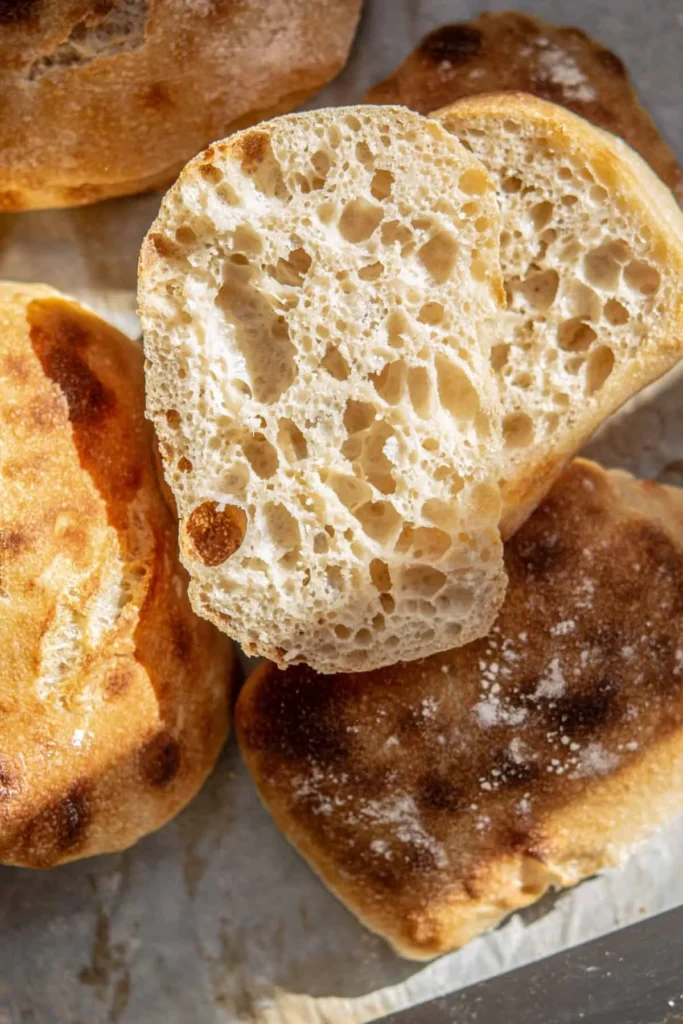 Sourdough Ciabatta Rolls