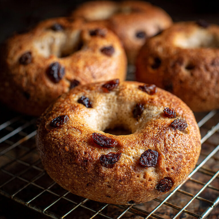 sourdough cinnamon raisin bagels